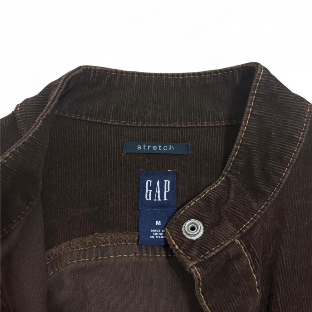 GAP Dark Brown Button-Up Jacket - image 3